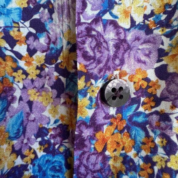 Kurt River Kelsey Spread Slim Fit Floral Button Up Shirt XL - Picture 4 of 11